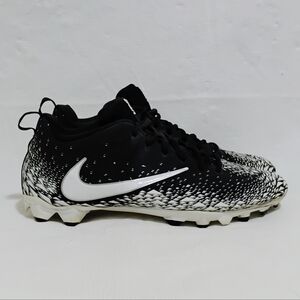Men's Nike Vapor Varsity Low TD Black White Football Cleats 880319-010 Size 12